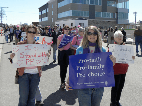Rally to support Planned Parenthood in St. Paul, Minnesota. April 6, 2012. (Source: Flickr)